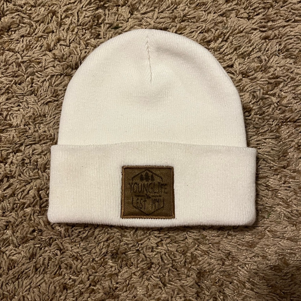 White younglife beanie